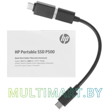 Внешний накопитель HP P500 1TB 1F5P7AA (серебристый) картинка 6